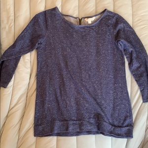 Charming Charlie blue 3/4 sleeve